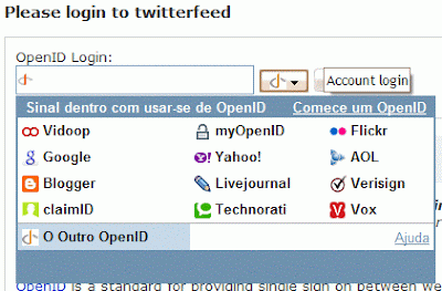 OpenID no TwitterFeed