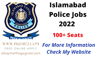 Islamabad Police Latest Jobs 2022