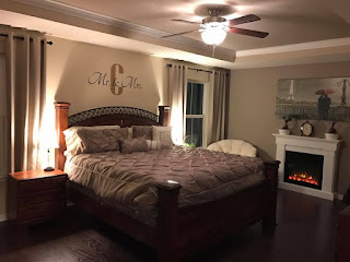 Ryan Homes Venice Master Bedroom with fireplace