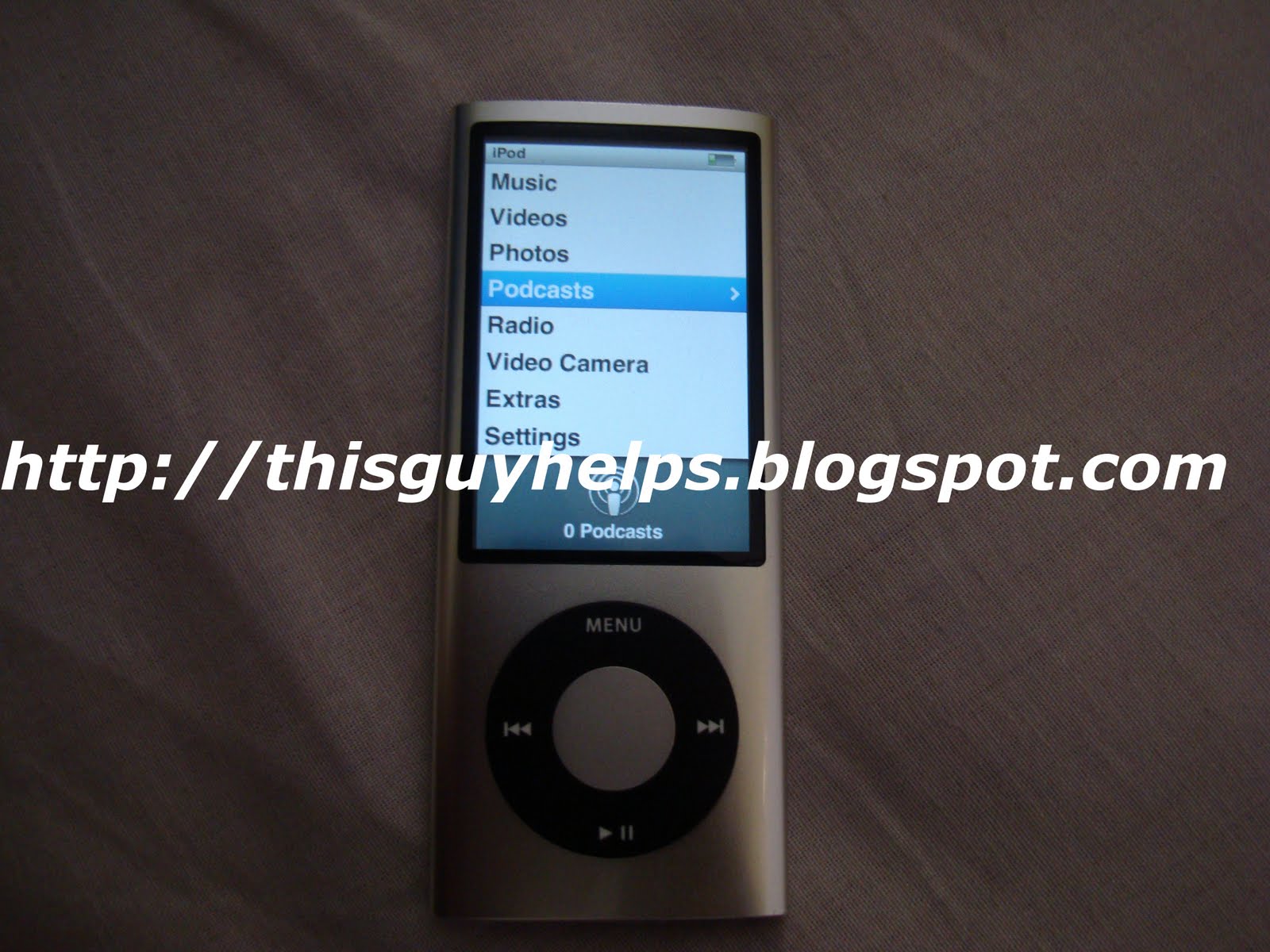 iPod Nano 6G has a secret menu-Tricks | thisguyhelps