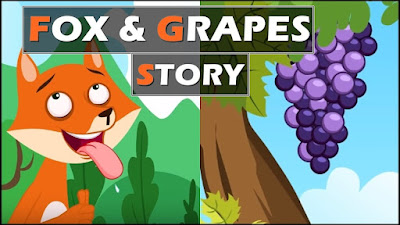 The Fox and The Grapes story in hindi