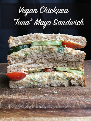 Vegan Chickpea "Tuna" Mayo Sandwich 