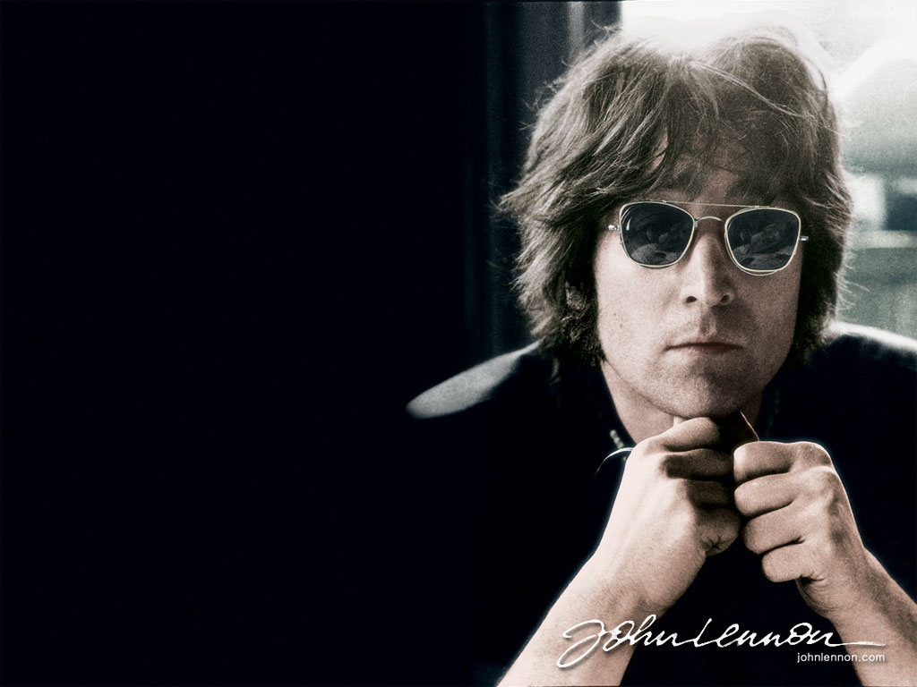 POTRET HITAM PUTIH JOHN LENNON