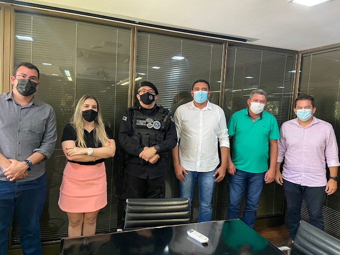 Em Fortaleza O Prefeito Em Exercício João Paulo Furtado Se Reúne Com Equipe Do Governo Do Estado Para Acertar Sobre A Instalação Do Batalhão Do RAIO Em Mauriti .