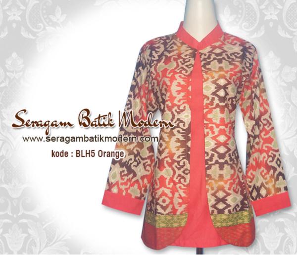 Kumpulan Model Baju Batik Guru Muslimah Terbaru Bulan Ini 