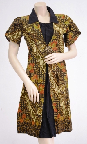 25 Model Baju  Batik  Lengan  Pendek  Modern  Terbaru 2021 