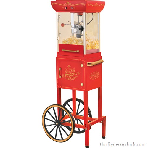 standing popcorn machine