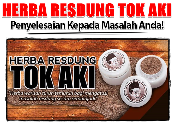 Herba Resdung Tok Aki Cara Berkesan Hapuskan Resdung 