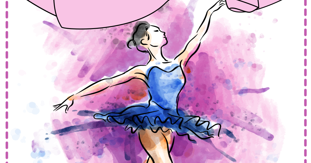 La Fee Repart Carte D Invitation Anniversaire Ballerine A Telecharger