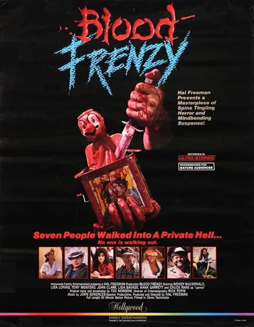 Cine Cuchillazo Blood Frenzy 1987 Hal Freeman Castellano Inglés Subs Subtítulos Subtitulada Español VOSE MEGA Película