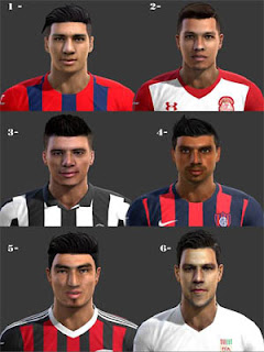 Facepack Sudamericanas 2016 Pes 2013