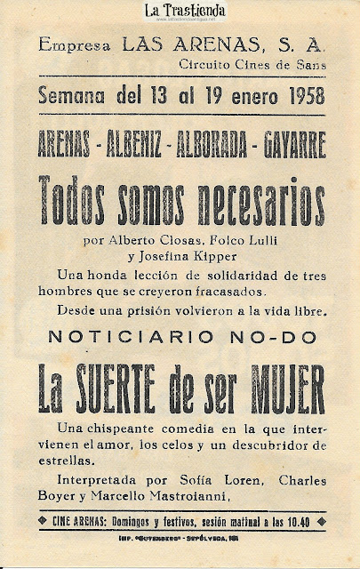 Todos Somos Necesarios - Programa de Mano - Alberto Closas - Folco Lulli