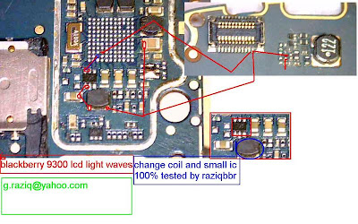 Blackberry 8250 Back Light Jumper Solution