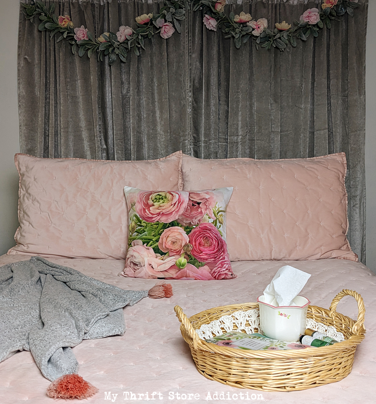 blooming spring bedroom decor