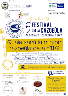 Festival della Cazoeula dal 17 gennaio al 27 febbraio Cantù (CO)