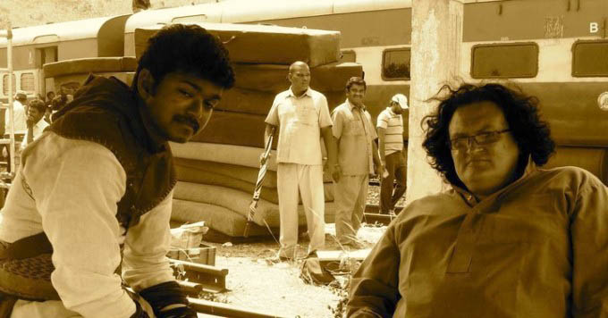 Velayudham Movie On Location stills function pics