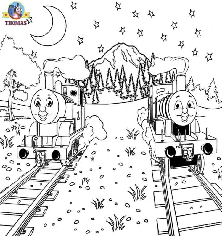 Train Coloring Pages Printable