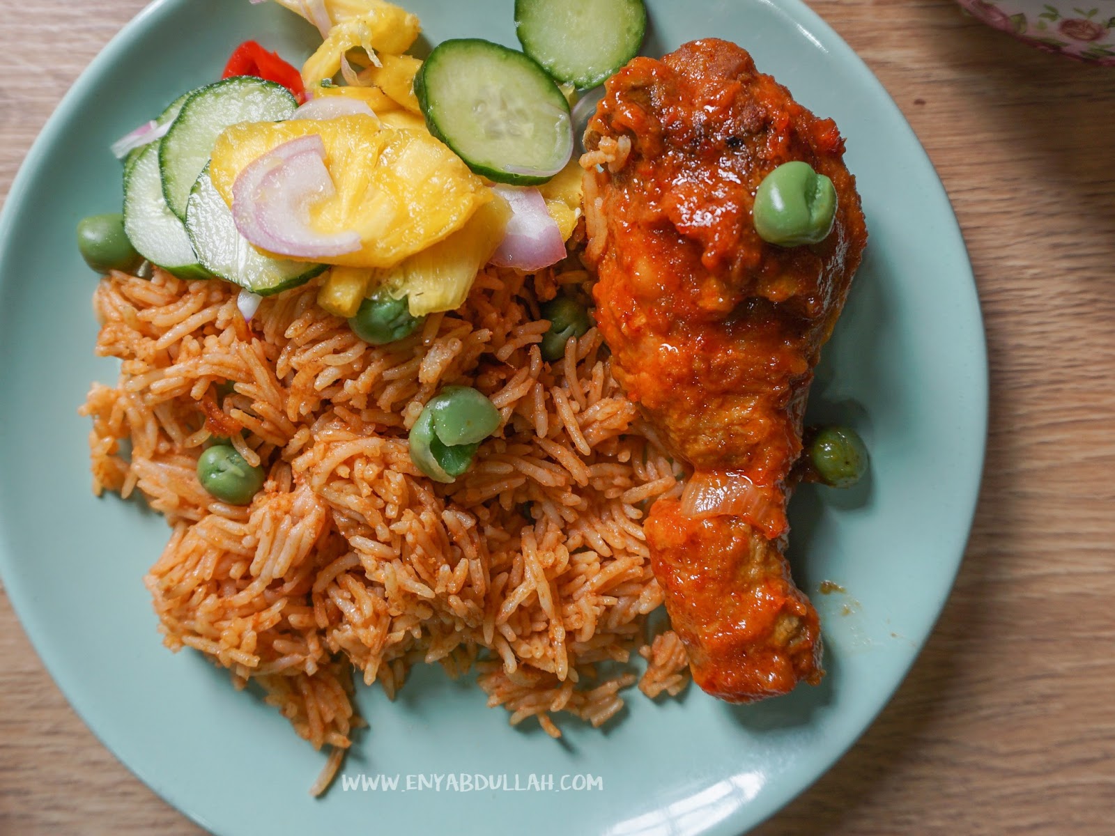 Nasi Tomato Utara Dan Ayam Masak Merah Style Kenduri