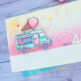Sunny Studio Stamps: Cruisin' Cuisine Sweet Word Die Everyday Card by Vanessa Menhorn
