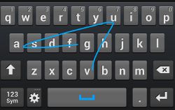 Samsung Swype Keyboard