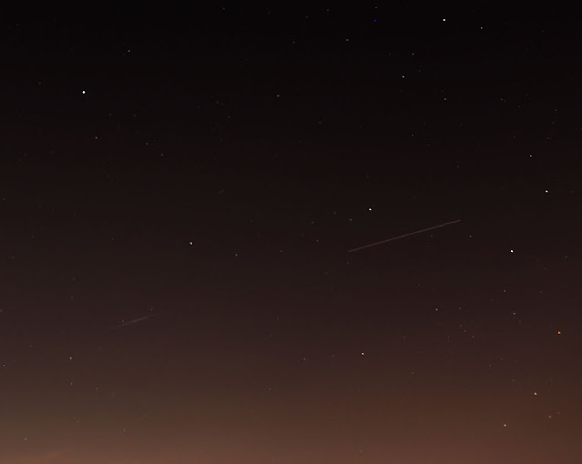 Hey, the Dragon chasing the ISS was visible from SoCal! (Source: OCA Tom Munnecke)