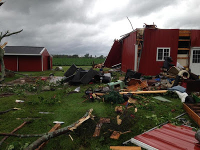 Possible tornado touches down in Portland