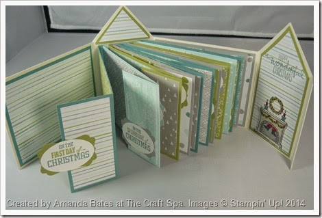 12 Days of Christmas, All is Calm House Mini Book, Amanda Bates, The Craft Spa,  (7)