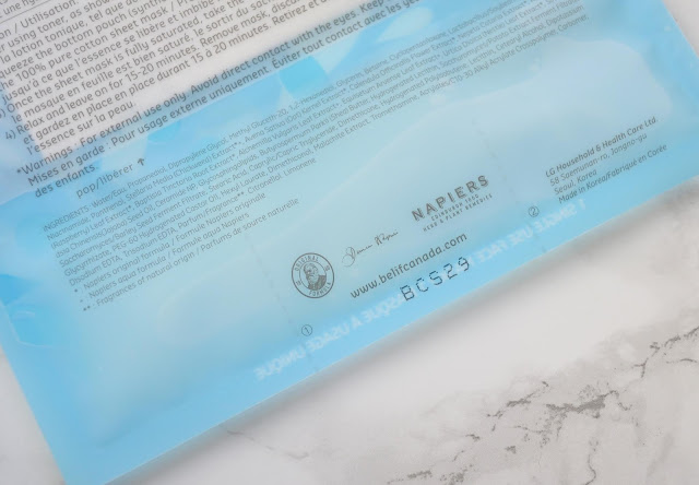 belif Aqua Bomb Sheet Mask Review