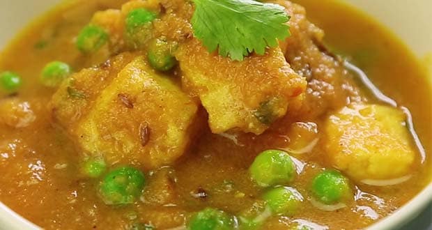 मटर पनीर मसाला रेसिपी - Matar Paneer Masala Recipe In Hindi