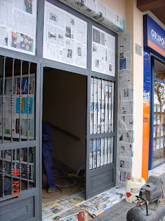 Pintura de puerta de entrada a finca