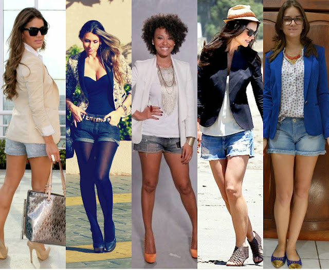 Resultado de imagem para moda chic com shorts e sapatilha