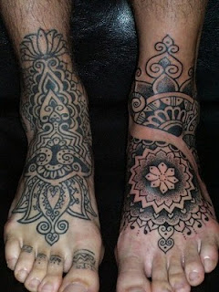  foot tattoo for men designs 