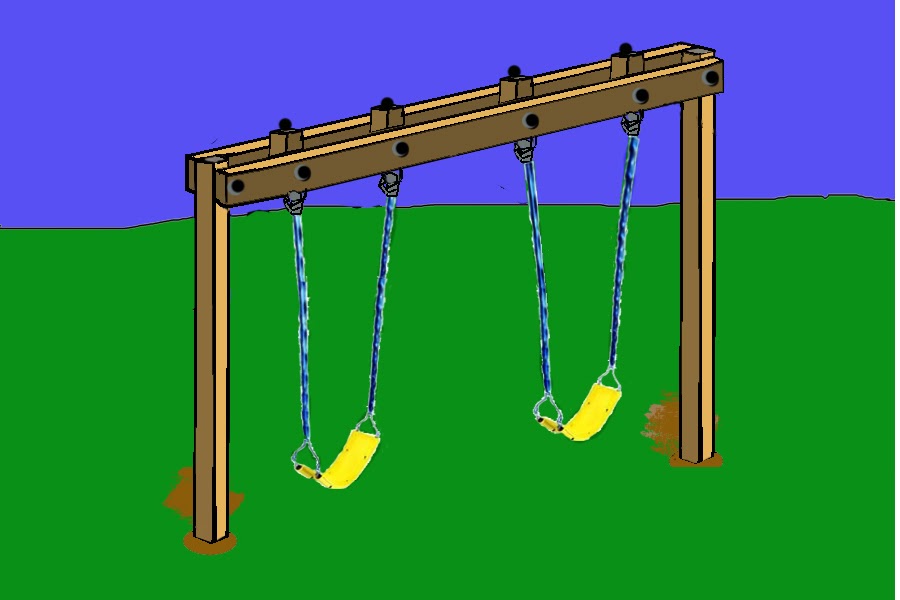 Howdy Ya Dewit!: Homemade Backyard Swings