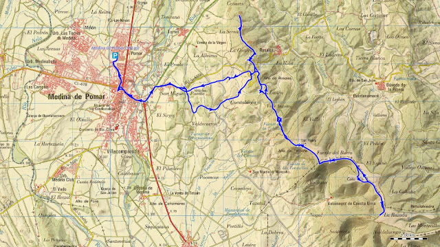 Mapa Ruta Sierra San Pol Senderismo