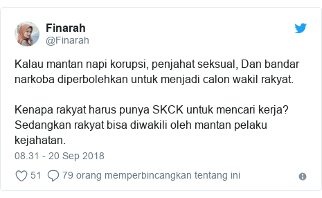 CPNS: Kalau caleg bisa dari mantan napi, kenapa warga harus membuat SKCK?