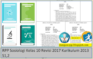 RPP Sosiologi Kelas 10 Revisi 2017 Kurikulum 2013 S1,2