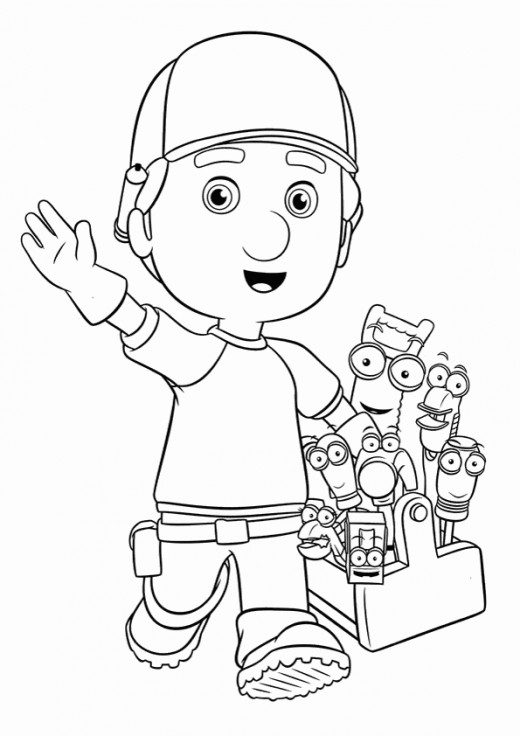 Handy Manny Coloring Pages 9