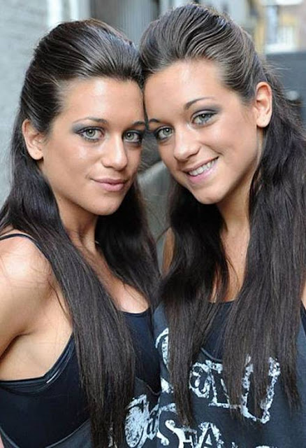 beautiful and sexy twin girls