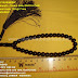 Tasbih Batu ONIK HITAM Proses kuncir satu 33 biji 7 mm by: IMDA Handicraft Kerajinan Khas Desa TUTUL Jember