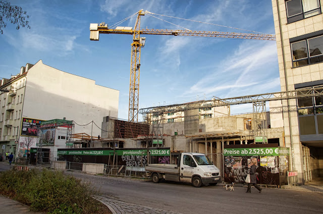 Baustelle Quartier am Pettenkofer Garten, Pettenkoferstraße 4c, 10247 Berlin, 07.01.2014