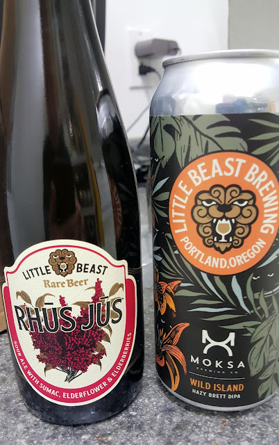 Mybeerbuzz .com Highlights Little Beast Wild Island Hazy Brett DIPA & Rhūs Jūs