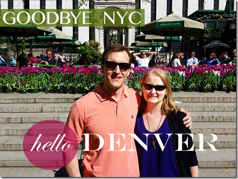 We're Moving to Denver