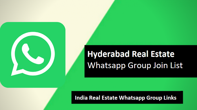 Hyderabad Real Estate Whatsapp Group Join Link List