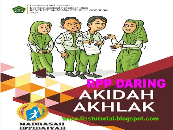 Contoh RPP Daring 1 lembar Akidah Akhlak Pelajaran 4 Semester 1 Kelas 1 SD/MI Tahun 2021-2022