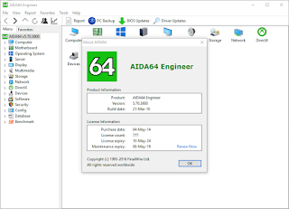 Download AIDA64 Engineer 5.75 Full Serial Key