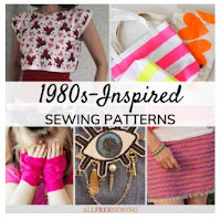 AllFreeSewing 1980s inspired patterns