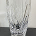  CRYSTAL VASE CUT FAN PATTERN LEAD (H8" X W4.5")