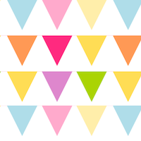 free bunting pattern paper