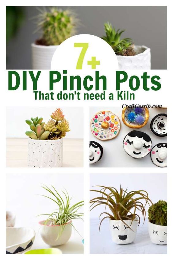 7 Ceramic Pinch Pots That Don’t Require A Kiln