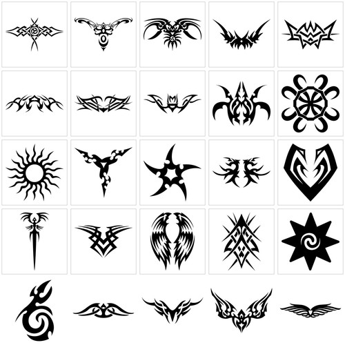 tribal tattoo symbols design tribal tattoo symbols design at 1258 PM